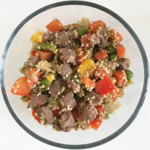 MyHappii - Frozen Fresh Made Beef with Bell Peppers Recipe Dog Food