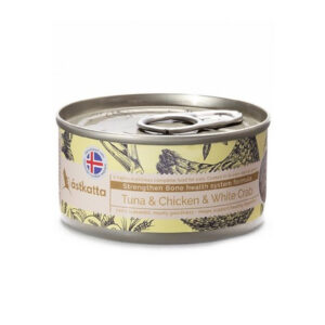 Tuna & Chicken & White Crab Complete Cat Can