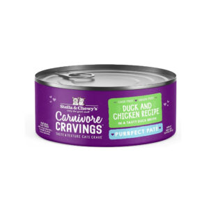 Carnivore Cravings  Adult Duck & Chicken 100% Complete Balance Diet Recipe Wet Cat Can