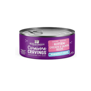 Carnivore Cravings  Kitten Chicken & Salmon 100% Complete Balance Diet Recipe Wet Cat Can
