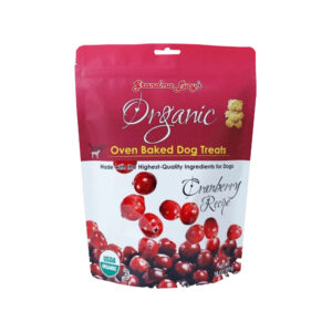 Organic Oven Baked Cranberry Dog Cookies