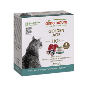 HQS Golden Age Formula - Tuna With Ocean Fish In Gravy Cat Can