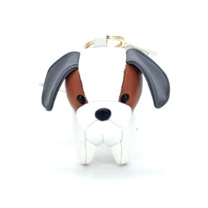 Beagle Leather Charm
