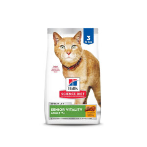 Science Diet - Specialty Senior Vitality Chicken & Brown Rice Adult 7+ Cat Dry Food