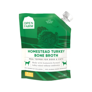 Open Farm - Homestead Turkey Bone Broth Dog Pouch 12 oz