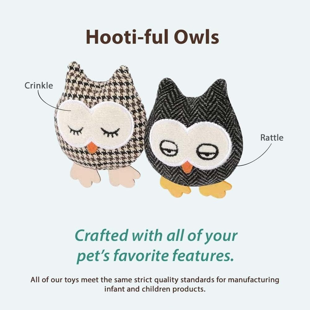 Owls Cat Toy Set - Image 2