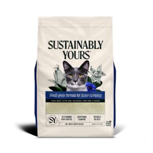 Small Grain Formula for Faster Clumping Natural Cat Litter