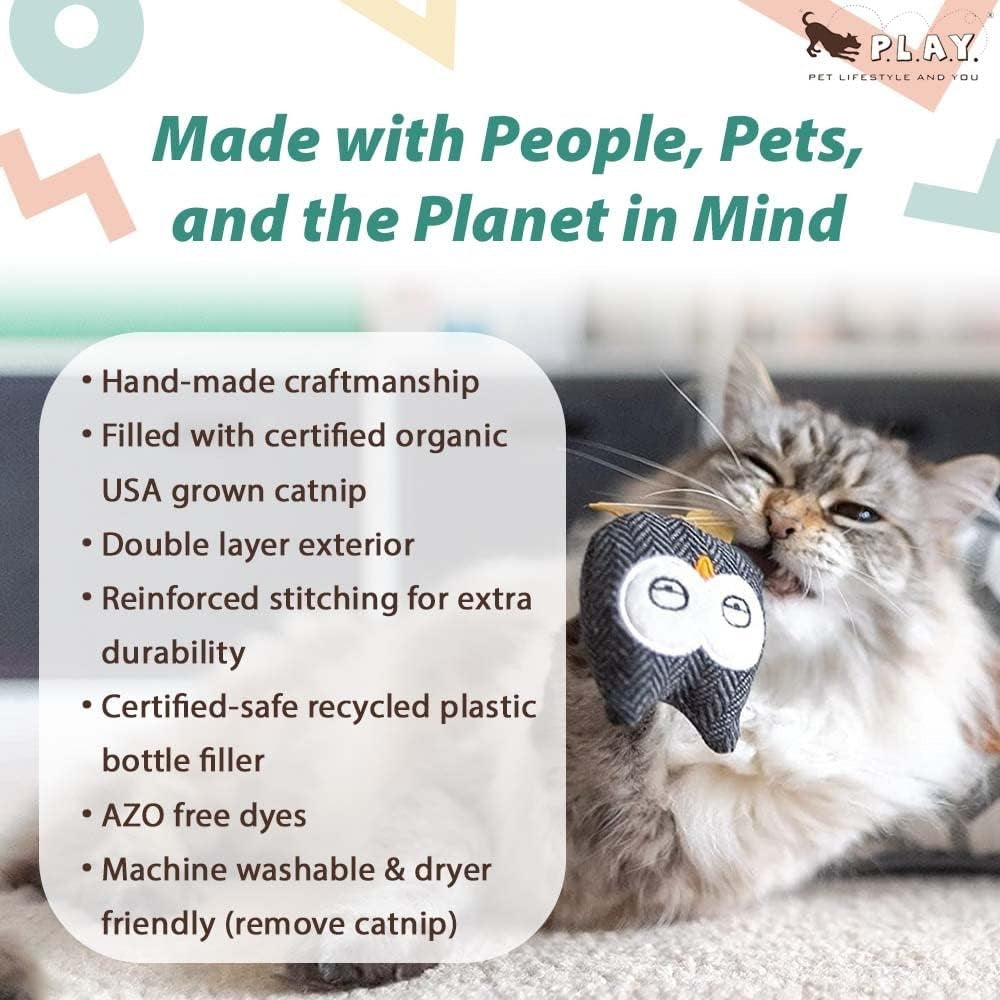 Owls Cat Toy Set - Image 3