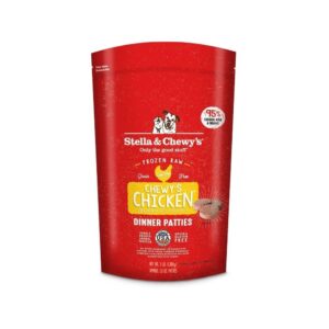 Stella & Chewy's Raw Frozen - Frozen Raw Chicken Dinner Patties Dog Food 12 lb