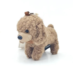 Poodle Charm (Brown/White/Black)