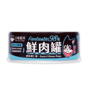 Fantastic 98% - Bonito & Shrimp Complete Balanced Cat Can