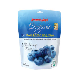 Organic Oven Baked Blueberry Dog Cookies
