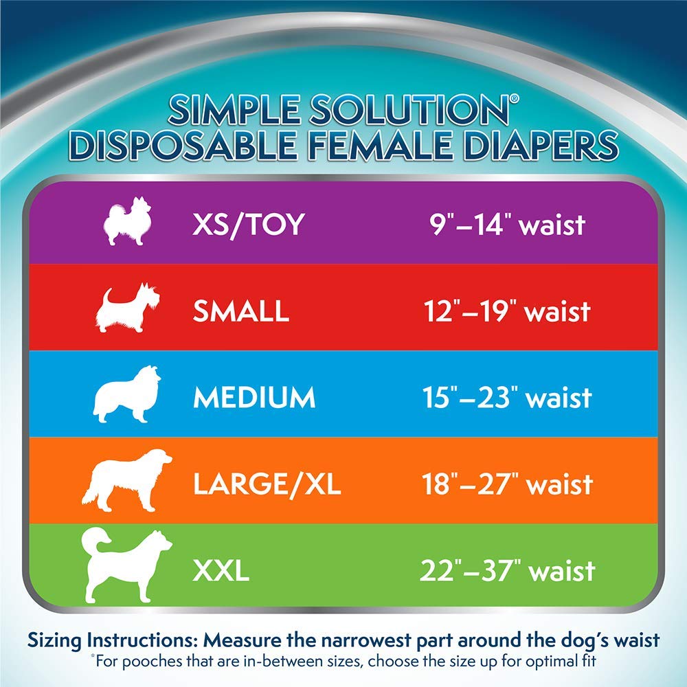Image result for simple solution female diaper large/xl 12 count