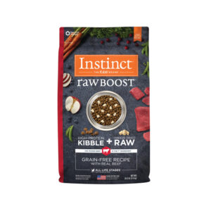 Raw Boost Grain-Free Kibble + Raw Dog Dry Food - Beef