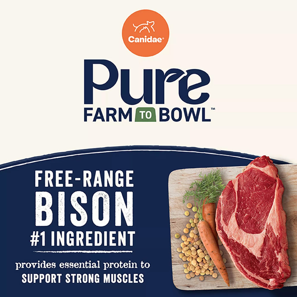 PURE Grain Free Dog Dry Food - Bison, Lentil & Carrot - Image 6