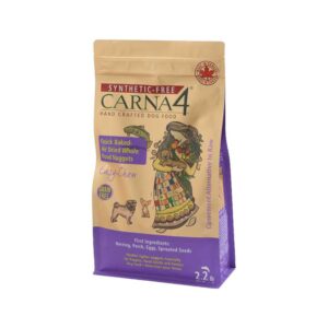 Carna4 - Synthetic - Free Easy Chew Fish Dog Dry Food for All Life Stages 10 lb
