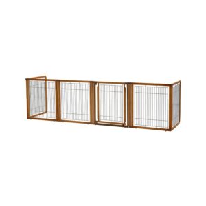 Richell - Convertible Elite 6-Piece Pet Gate Height: 91 cm