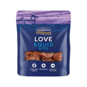 Fish4Dogs - Squid Bites Dog Treats 80 g