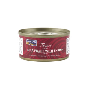 Finest Tuna Fillet with Shrimp Cat Can