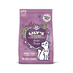 Fish & Turkey Senior Cat Dry Food