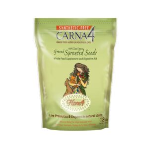 Carna4 - Flora4 Ground Sprouted Seeds Food Topper 18 oz