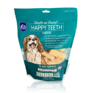 Happy Teeth 30 Day Supply Dental Cheese Dog Chews
