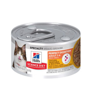Science Diet - Adult Perfect Digestion Chicken, Vegetable & Rice Stew Cat Wet Food
