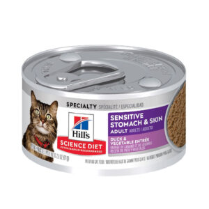 Science Diet - Adult Sensitive Stomach & Skin Duck & Vegetable Entrée Cat Wet Food