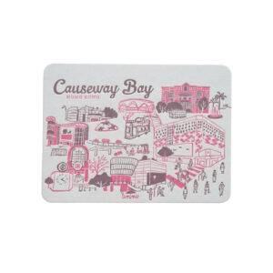 Hong Kong Iconic Cityscapes Letterpress Postcard