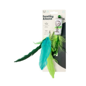 Kitty Klaw Lime Feather Cat Teaser Replacement