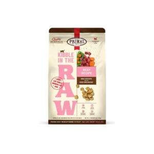 Kibble In The Raw - Freeze Dried Beef Cat Food