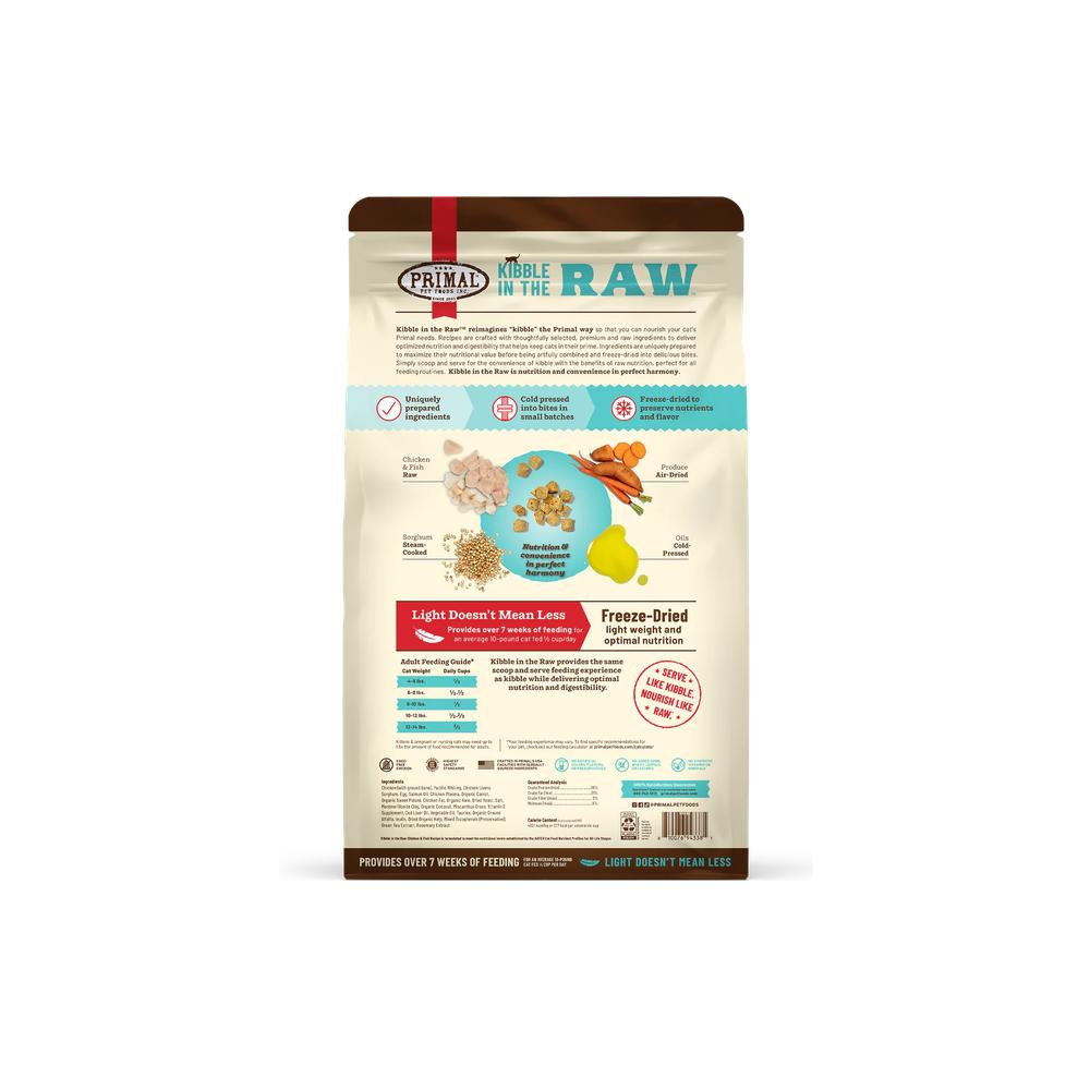 Kibble In The Raw - Freeze Dried Chicken & Fish Cat Food - Image 2