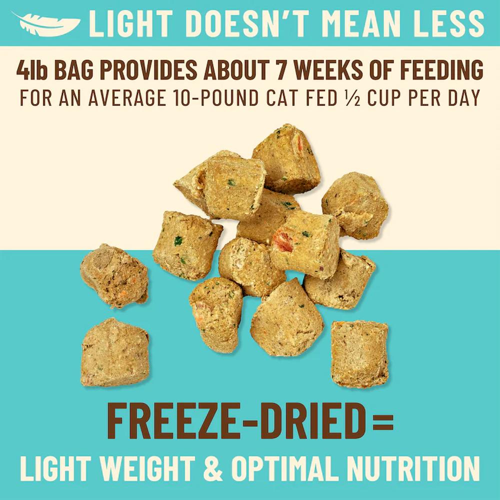 Kibble In The Raw - Freeze Dried Chicken & Fish Cat Food - Image 4