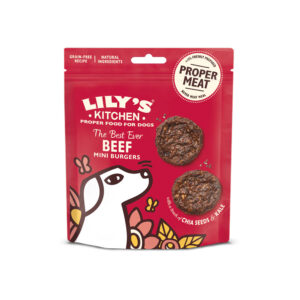 The Best Ever Beef Mini Burgers Dog Treats