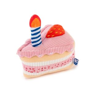Birthday Cake Dog Plush Toy