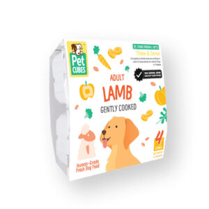 Frozen Fresh Human-Grade Gently Cooked Lamb Adult Dog Food