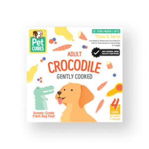 Frozen Fresh Human-Grade Gently Cooked Crocodile Adult Dog Food