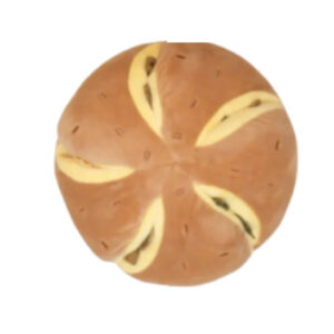 Cheesy Bread Nosework Dog Plush Toy