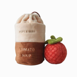 Tomato Soup Nosework Dog Plush Toy