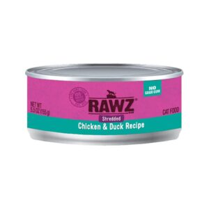 RAWZ - Shredded Chicken & Duck Cat Can 5.5 oz