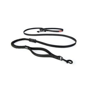 Ezydog - Road Runner Dog Leash Lite Black
