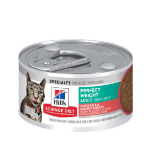 Science Diet - Adult Perfect Weight Vegetable & Salmon Medley Cat Wet Food