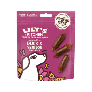 Scrumptious Duck & Venison Sausages Dog Treats