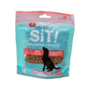 Etta says - Sit! Pork & Bacon Dog Training Treats 6 oz