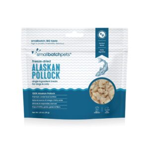 Freeze Dried Alaskan Pollock Treats for Dogs & Cats