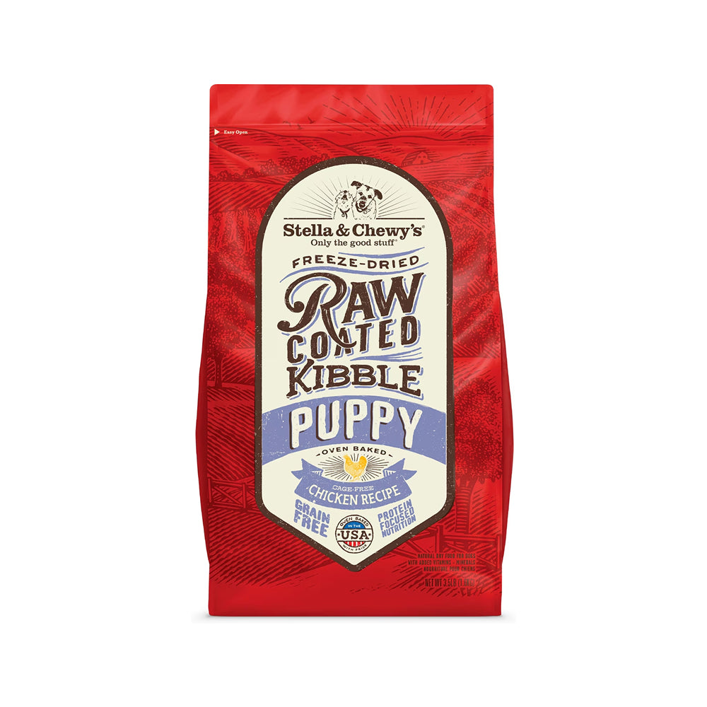Puppy Freeze Dried Cage Free Chicken Raw Coated Dog Dry Food