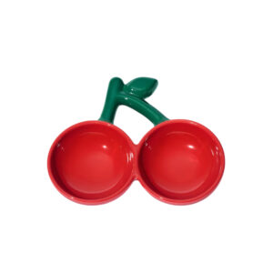 Cherry Ceramic Pet Bowl