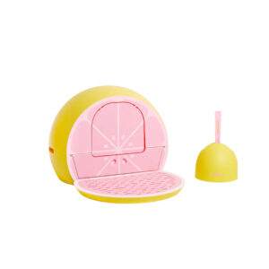 Grapefruit Kitty Kove Litter Box