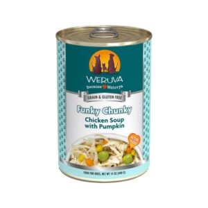 Weruva - Funky Chunky Chicken Soup with Pumpkin Dog Can 14 oz