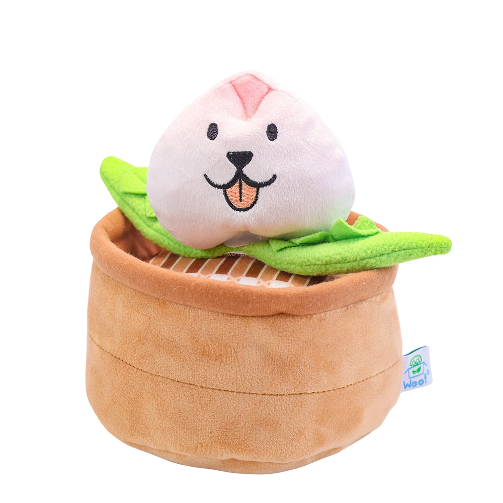 Chinese Birthday Peach Bun 3-In-1 Nose-work Plush Toy